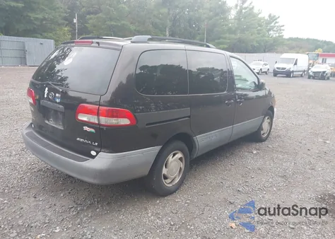 2001 Toyota Sienna Le z USA, uszkodzony, nr VIN 4T3ZF13C81U345260